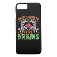 Math Brain Heart Skeleton Hand Zombie Halloween iPhone 8/7 Case