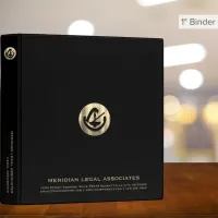 Professional Legal Presentation Binder