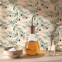 Olive Branch Kitchen Wallpaper