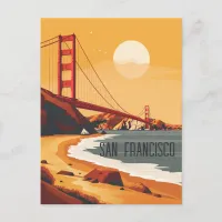 Travel to San Francisco Postcard