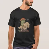 Cottagecore Frog  Aesthetic Mushroom Cute Goblinco T-Shirt