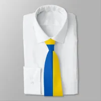Ukraine Flag Blue Yellow Ukrainian Patriotic Neck Tie