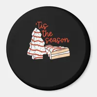 Funny Tis The Season Design Christmas Tree Magnet