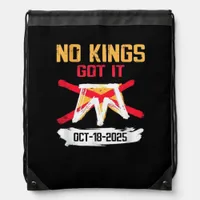No King Patriotic Freedom No Kings In America Crea Drawstring Bag