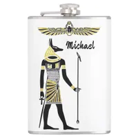 Golden Pharaoh’s Blessing: Ancient Egyptian Art Flask