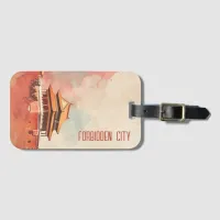 Travel to Forbidden City Luggage Tag