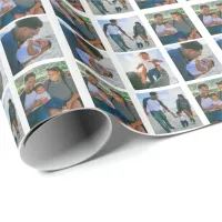 Photo Collage Family Personalize This Template Wrapping Paper