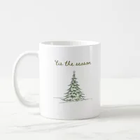 Tis The Season Christmas Tree Debbie Groovy Santa Coffee Mug