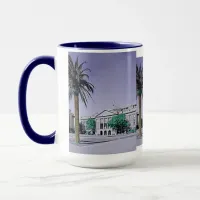 Arizona State Capitol Retro with Touch of Color Mug