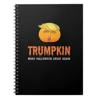 Funny Halloween Trumpkin  Notebook
