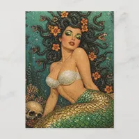 Medusa Mermaid Postcard