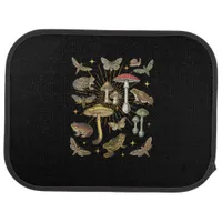 Cottagecore Aesthetic Mushroom Frog Butterfly Gobl Car Floor Mat