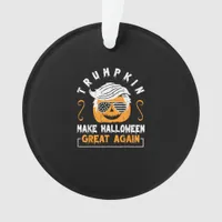 Trumpkin Make Halloween Great Again Funny Pumpkin  Ornament