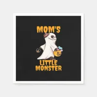 Moms Little Boo Monster Funny Graphic Napkins