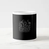Cottagecore Mushrooms Fungi Goblincore Aesthetic Giant Coffee Mug