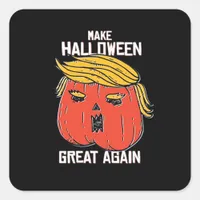 Trumpkin Make Halloween Great Again Classic – Spoo Square Sticker
