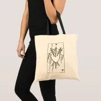 Three Of Swords Tote Bag