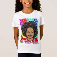 Happy Curls | Digital Art | Be-You-Tiful T-Shirt