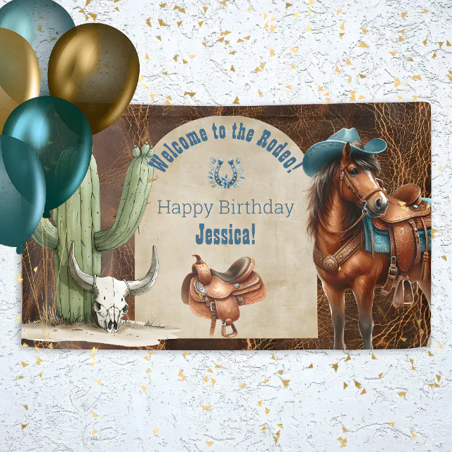 Wild West Cowboy  Banner