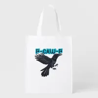 F-Caw-F Classic Creative Casual Grocery Bag