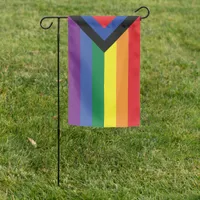 Social Justice Pride Rainbow  Garden Flag