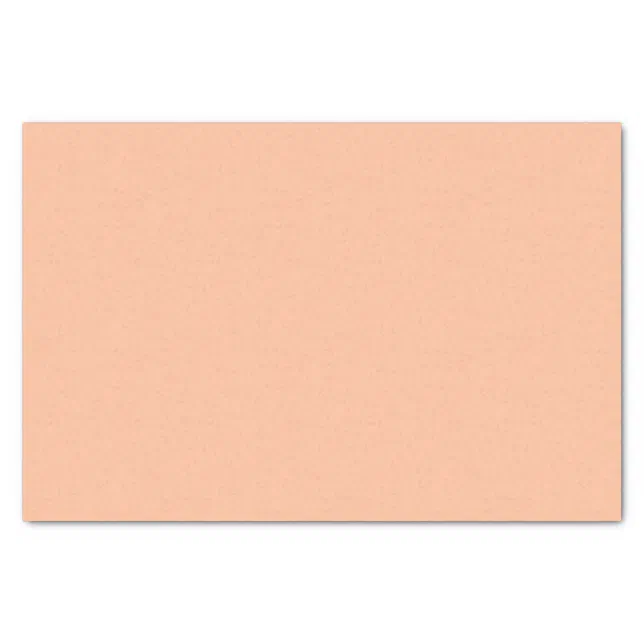 Soft Peach Solid Color Tissue Paper