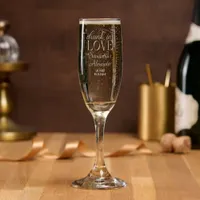 Drunk In Love Wedding Reception Toast Champagne Flute