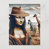 Mona Goes on Safari Postcard