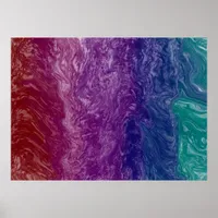 Colorful Fluid Art Poster