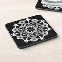 *~* Modern Black and White Mandala Coasters