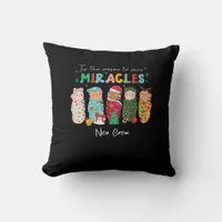 Funny Nicu Nurse Nurse Appreciation Christmas Throw Pillow