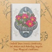 Purslane - Flower Astrology and Magic Notebook