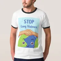 Stop Gang Violence Handshake for Peace T-Shirt