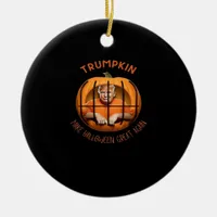 Trumpkin Make Halloween Great Again – Sloth Mask  Ceramic Ornament