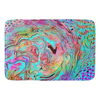 Tranquility Abstract Fluid Art    Bath Mat