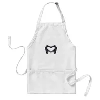 Skeleton Hands Forming A Heart  Adult Apron