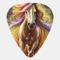 The Golden Horse Guitar Pick