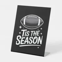 Game Day Support Football Pedestal Sign