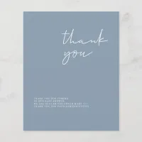 Budget Modern Boy Baby Shower Thank You Card