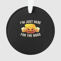 Trumpkin Just For The Boos Halloween Costume Ornament