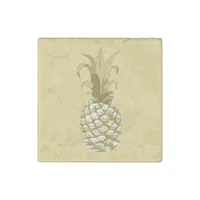 Pineapple Gold ID239 Stone Magnet