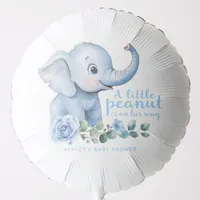 Little Peanut Elephant Baby Shower Balloon – Blue 