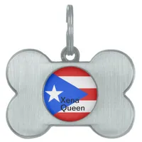 Puerto Rico Flag Pet ID Tag