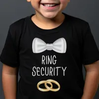 Kids Ring Bearer Ring Security Cute Boys Wedding T-Shirt