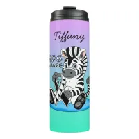 EDS Awareness Ribbon and Zebra Thermal Tumbler