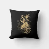 Fairy Grunge Goblincore Cottagecore Fairycore Whim Throw Pillow