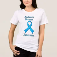 Addison's Disease Awareness | Blue Ribbon Tri-Blend Shirt
