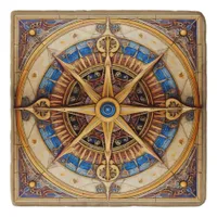 Steampunk Tarot Star Pattern#1 ID1081 Trivet