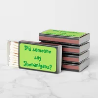 Did Someone Say Shenanigans? St. Patrick's Day Matchboxes