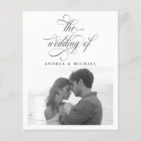 Budget Wedding Invitations Elegant Photo Flyer